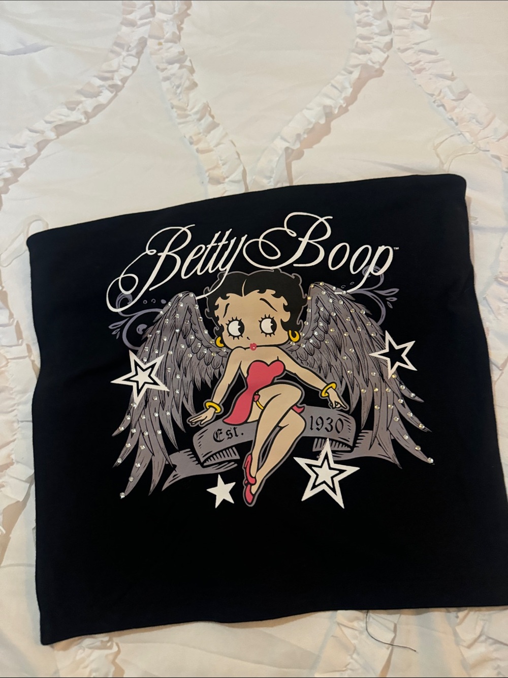 Fleischer Studio Betty Boop Black Tube Top